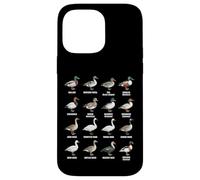 Types de sauvagine - Tableau des espèces de Canards, oies et cygnes Coque pour iPhone 14 Pro Max