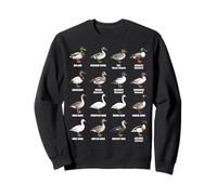 Types de sauvagine - Tableau des espèces de Canards, oies et cygnes Sweatshirt