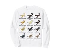 Types de Scorpions Scorpions scientifiques du désert et de la forêt Sweatshirt