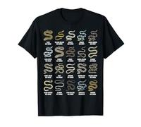 Types de Serpents de mer - Herpétologie Science Espèces de Serpents de mer T-Shirt