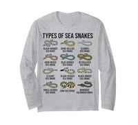 Types de Serpents de mer Tableau des espèces de Serpents de mer Reptiles Marins Manche Longue