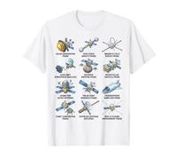 Types de sondes spatiales Amateurs d'astronomie et de Sciences spatiales T-Shirt