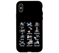 Types de sondes spatiales Astronomie Tableau d'exploration Spatiale Coque pour iPhone X/XS