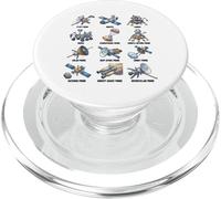 Types de sondes spatiales Astronomie Tableau d'exploration Spatiale PopSockets PopGrip pour MagSafe