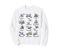Types de sondes spatiales Astronomie Tableau d'exploration Spatiale Sweatshirt
