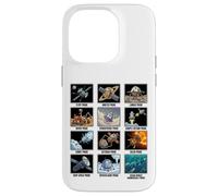 Types de sondes spatiales Graphique d'exploration Spatiale Coque pour iPhone 14 Pro