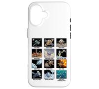 Types de sondes spatiales Graphique d'exploration Spatiale Coque pour iPhone 16