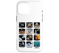 Types de sondes spatiales Graphique d'exploration Spatiale Coque pour iPhone 16 Pro Max