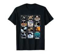 Types de sondes spatiales Graphique d'exploration Spatiale T-Shirt