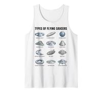 Types de soucoupes Volantes OVNI Alien Space Lovers Débardeur