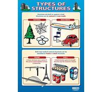 Types de structures | Poster design et technologie | Papier brillant mesurant 850 mm x 594 mm (A1) | Design et technologie de classe | Tableaux éducatifs par Daydream Education