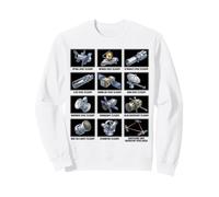 Types de télescopes spatiaux Astronomie et Exploration Spatiale Sweatshirt