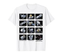 Types de télescopes spatiaux Astronomie et Exploration Spatiale T-Shirt