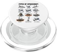 Types de vaisseaux spatiaux Exploration Spatiale Astronomie Science PopSockets PopGrip pour MagSafe