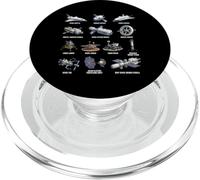 Types de vaisseaux spatiaux Exploration Spatiale Astronomie Science PopSockets PopGrip pour MagSafe