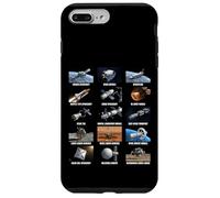 Types de vaisseaux spatiaux Graphique d'exploration Spatiale Astronomie Coque pour iPhone 7 Plus/8 Plus