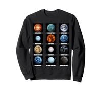 Types d'exoplanètes Astronomie Amateurs de Sciences spatiales Sweatshirt