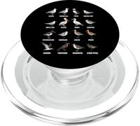 Types d'oiseaux de Rivage et d'oiseaux de mer - Tableau des espèces d'oiseaux côtiers PopSockets PopGrip pour MagSafe