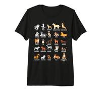 Types of Dogs Lovers Cute Dog Keepers Guide éducatif T-Shirt Haut de Gamme