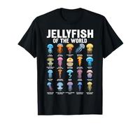 Types of Jellyfish Marine Biology T-Shirt