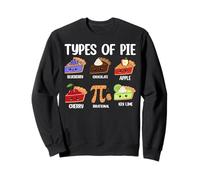 Types of Pie Thanksgiving Baking Graphic Sweatshirt