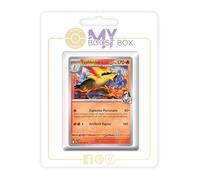 Typhlosion de Luth 034/182 Holo ou Reverse (aléatoire) - Myboost X Écarlate et Violet 10 Rivalités Destinées - Coffret de 10 Cartes Pokémon Françaises