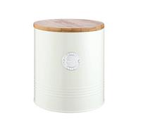 Typhoon Living Boîte à biscuits en acier, crème, 16 x 16 x 18 cm