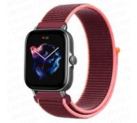 Typi-20mm 22mm Bracelet De Montre Pour Amazfit Gtr 4/2/3/Mini/Gts 2/3/Pro/4/U/Stratos Bracelet De Sport En Nylon Pulseira Correa Amazfit Bip SanglePlum 5920mm