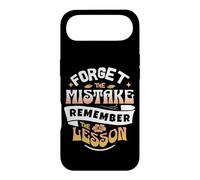 Typographic Forget The Mistake Remember The Lesson Retro Coque pour iPhone Air