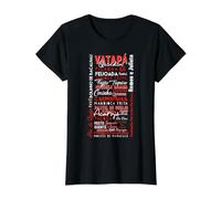 Typographie Alimentaire brésilienne Acai Caipirinha Brésil T-Shirt Graphique avec Valeur