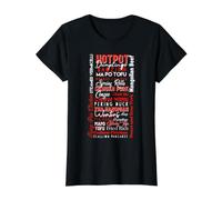 Typographie Alimentaire Chinoise, China Hotpot Dumpling Foodie Desi T-Shirt Graphique avec Valeur
