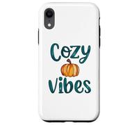 Typographie automnale Chaude, Ambiance chaleureuse Coque pour iPhone XR