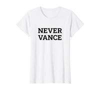 Typographie de déclaration Politique Never Vance T-Shirt Graphique avec Valeur