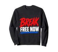 Typographie de Motivation audacieuse Sweatshirt