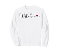 Typographie de sorcière Mignonne avec Un cœur Sweatshirt