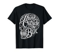 Typographie des crânes : sortez des sentiers battus T-Shirt Graphique avec Valeur