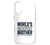 Typographie des frères Les Plus acceptables au Monde Coque pour iPhone 17