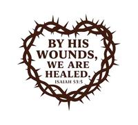 typographie des versets bibliques chrétiens basée sur la foi Stickers muraux en vinyle 67.2x72cm N'abîme pas le mur Café