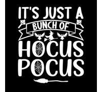 Typographie d'Halloween : un tas de charlatanisme Stickers muraux 67.2x77.8cm Modification et ajout d'informations possibles Blanc