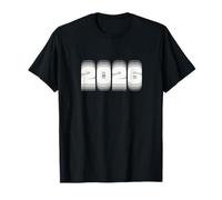 Typographie dimensionnelle 2026 - Année Moderne et Remise des diplômes T-Shirt
