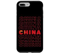 Typographie Drapeau Chinois Patriotique de Voyage Coque pour iPhone 7 Plus/8 Plus