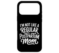 Typographie drôle de Dicton Sarcastique pour Maman Post-Partum Coque pour iPhone 17 Pro Max