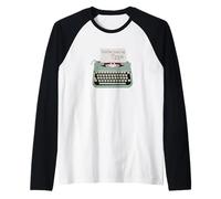 Typographie drôle de Machine à écrire Youre My Type Manche Raglan