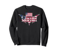 Typographie du Liberia avec Drapeau libérien | Liberia Independence Sweatshirt
