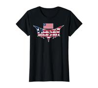 Typographie du Liberia avec Drapeau libérien | Liberia Independence T-Shirt Graphique avec Valeur, Femme, Noir, L
