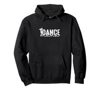 Typographie du Logo de Danse avec Silhouette Sweat à Capuche