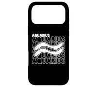 Typographie du Zodiaque Verseau Astrologie rétro Vintage Coque pour iPhone 17 Pro Max