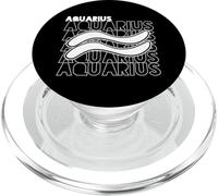 Typographie du Zodiaque Verseau Astrologie rétro Vintage PopSockets PopGrip pour MagSafe