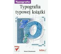 Typographie d'un livre typique - Robert Chwalowski (Buch auf Polnisch)