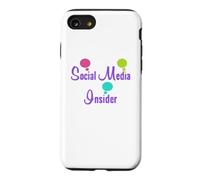 Typographie ludique de Technologie et de Marketing d'initiés des médias Sociaux Coque pour iPhone SE (2020) / 7/8